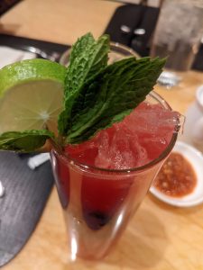 Fresh Watermelon Drink from Red 8 Asian Restaurant Las Vegas